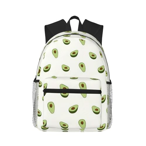 Sac à dos de voyage classique et imperméable avec imprimé avocat fun