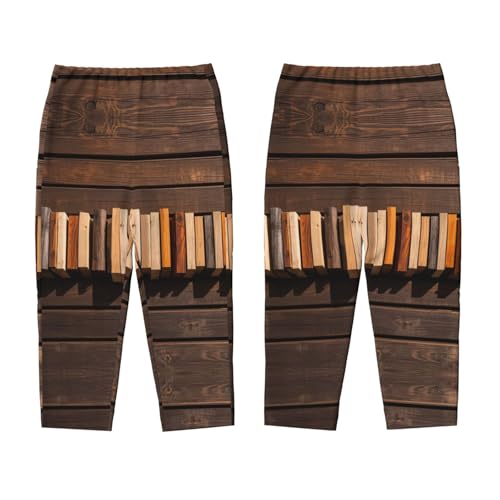 Pajama Pants Pajama Bottoms with Elastic Waistband Sleepwear Lounge Pants, Retro Wood3