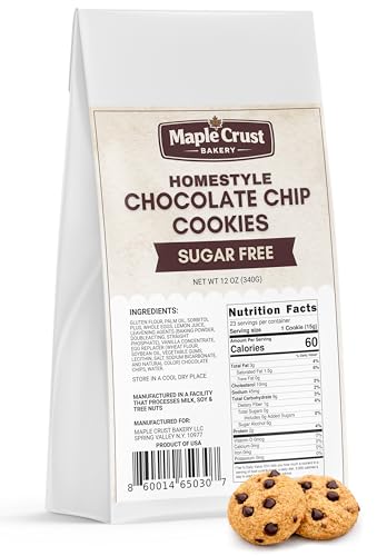 Sugar Free Homestyle Chocolate Chip Cookies - 12 oz Resealable