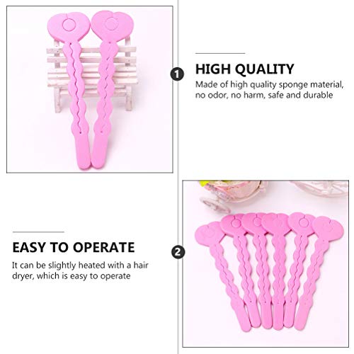 24 peças de esponjas de cachos para enrolar a beleza dormindo rolos de cabelo estilo faça-você-mesmo