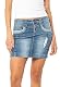Jeansrock Sublevel Damen Mini-Rock mit Knöpfen im Used Look