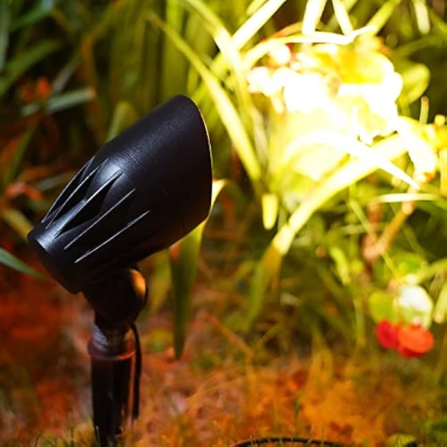 Malibu 8301-9601-01 50 Watt Cast Metal Flood Lights, Black Matte