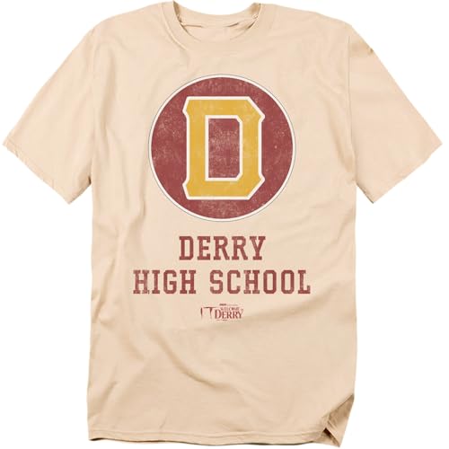 Popfunk Welcome to Derry High School Icon Unisex T-Shirt Cream Small