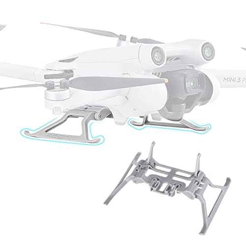 Pies de aterrizaje de drones para DJI Mini 3 Pro, tren de aterrizaje extendido Tren de aterrizaje para Mini 3 Pro Accesorio Extensiones de altura Apoyo Dron de pierna Cover