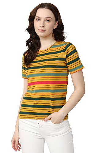 Image of Van Heusen Women's Cotton Regular Fit T-Shirt