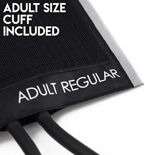 MDF Instruments, Calibra Aneroid Premium Professional Sphygmomanometer, Blood Pressure Monitor with Adult Cuff & Carrying Case, Lifetime Calibration, White Dial, Black Cuff, MDF808M11 Black Standard Gauge - Adult Cuff image 2 of 10 B00LV74908