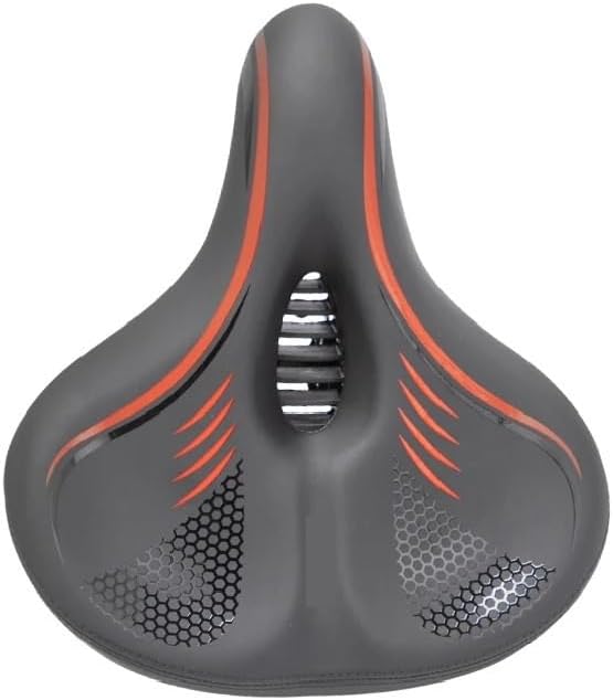 Oversized Wide Soft Padded Bike Seat Comfortable Cushion Bicycle Replacement for Men Women Large Bicycle Saddle