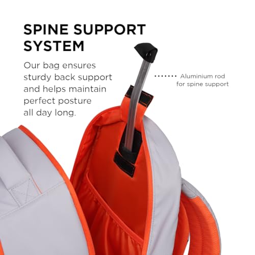 Image of Ergo43 RS Ergonomic School Bag | Posture & Spine Support, Breathable AirFlowX Mesh, Tear-Resistant Ripstop Material | Lightweight 34L Daily School Backpack