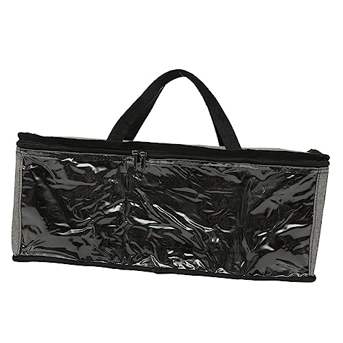 ABOOFAN Clothes Bag Hat Storage Organizer with Transparent Window and Capacity Zipper Closure for Baseball Caps Portable Laundry and Storage