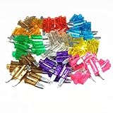 Mini fusible des véhicules à moteur de lame de voiture automatique micro avec l'indication de fusion de voyant lumineux 3A-40A(10A,Quantity 20PCS)