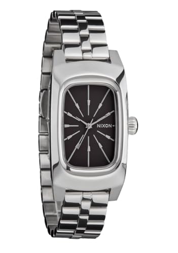 NIXON Frankie A1441-100m Water Resistant Women's Analog Watch (47 x 24mm Rectangular Watch Face, 14mm 3 Link Bracelet Band w/Butterfly Clasp)