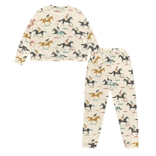 Image of Women's Pajamas Set Soft 2 Piece Loungewear Long Sleeve Pj Set Matching Sleepwear with Pockets for Women Plus Size