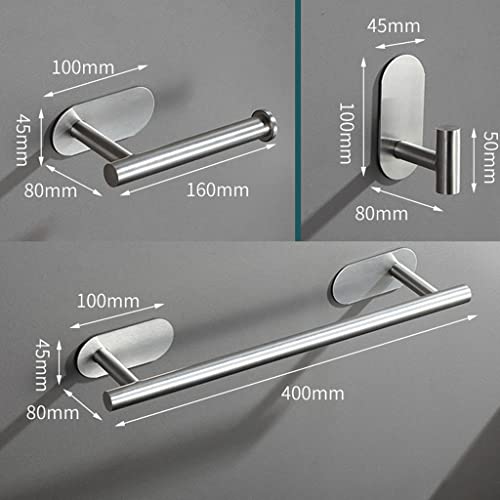 Estante triangular negro de acero inoxidable sin perforación para baño 4