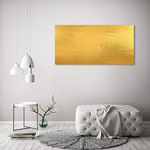 Tableau en verre acrylique 120x60 cm Buzos Oro pour un salon moderne