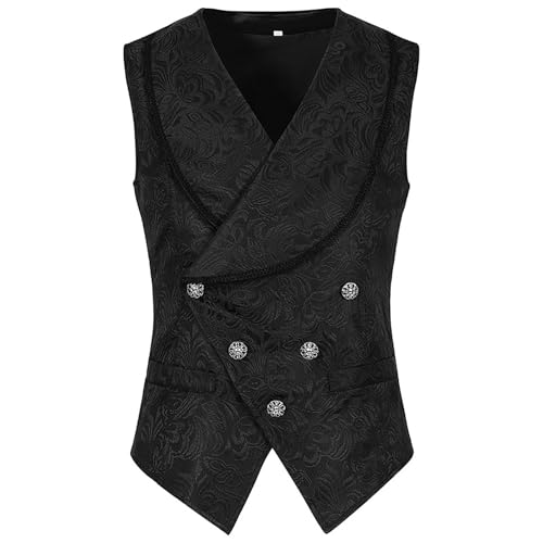 Chaleco gótico hombre tallas grandes ajuste cómodo para evitar rigidez medieval