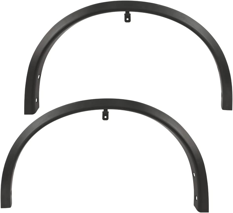 PIT66 Fender Flare, Compatible with 2014-2020 Nissan Rogue Front Driver & Passenger Side Textured Black Plastic 2Pcs #638609TA1A