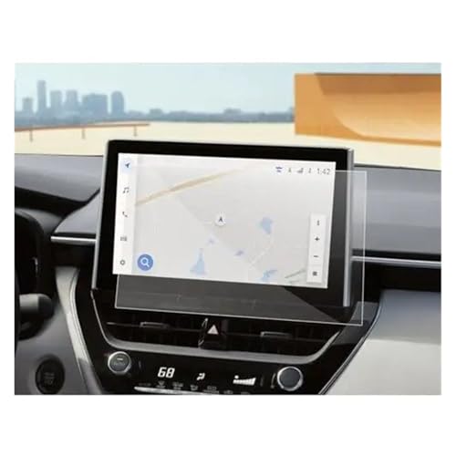 Rdtnvc Schutzglas 2023 2024 2025 Auto-Innenausstattung Zubehör Navigation GPS Bildschirmschutz Aus Gehärtetem Glas Für Toyota Für Corolla FX Navigation Schutzfolie(2025 10.5 Inch)