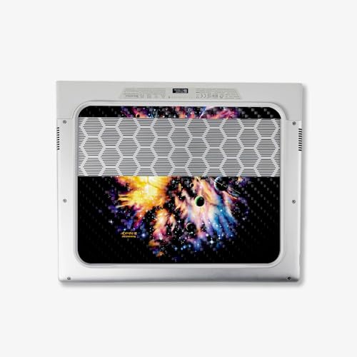 Image of MightySkins Carbon Fiber Skin Compatible with Alienware X14 R2 (2023) Full Wrap Kit - Leo Galaxy | Protective, Durable Textured Carbon Fiber Finish | Easy to Apply & Change Styles | Made in The USA