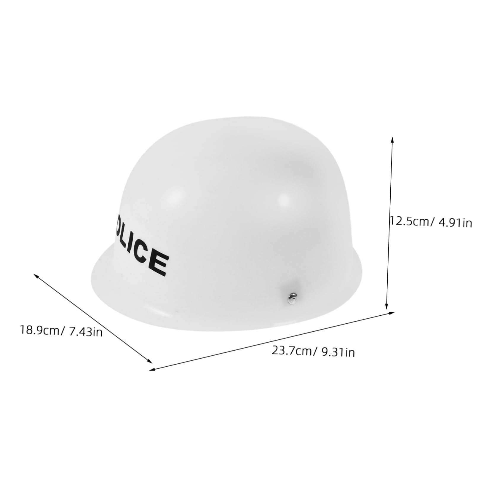 Hemoton Boys and Girls Plastic Helmet Costume Accessory Disguise Hat for Boys and Girls' Parties