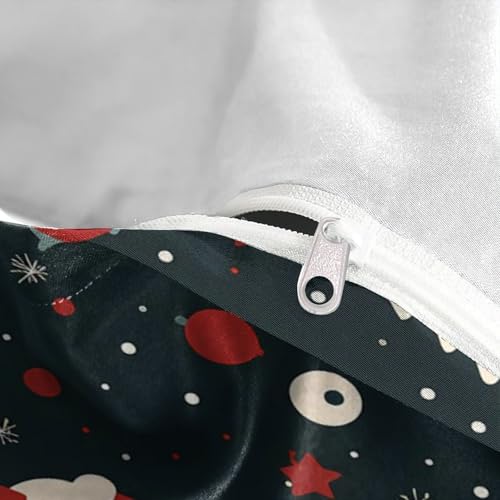 Housse de couette Noël 135x200 fermeture éclair enfant - 8