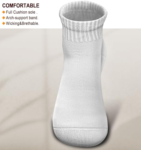 Women Socks, Active Ankle Athletic Socks Breathable for Women Running Sports Cushioned Footbed3