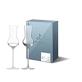 Zwiesel Glas Grappaglas Enoteca (2-er Set), in Handarbeit mundgeblasene Schnapsgläser mit Stiel, edle Kristallgläser für Grappa (Art.-Nr. 122087)