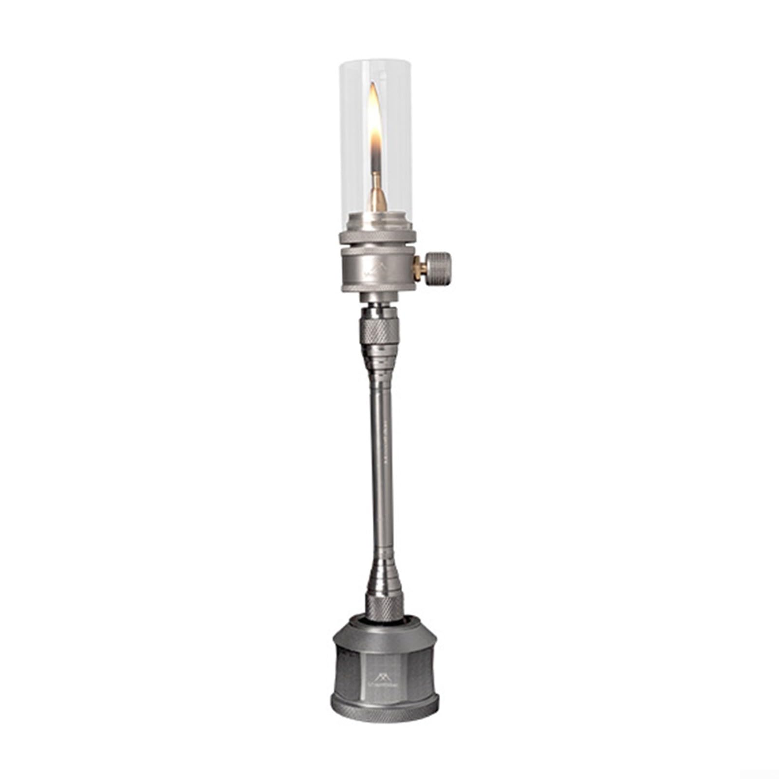 Lanterna portatile da campeggio a gas, set di candele, lampada da campeggio, lampada da viaggio compatta, attrezzatura per l'illuminazione, lega di alluminio, lampada per tenda e serbatoio di