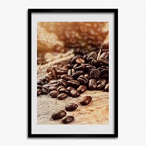 Cadre de peinture moderne 50x70 cm Tulup décor café pour l'ambiance chaleureuse de votre cuisine