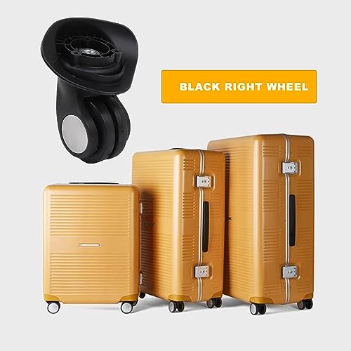 Universal Swivel Wheel Right Suitcase Wheel (1R) 115W Series W024 Wheel Replacement Black3