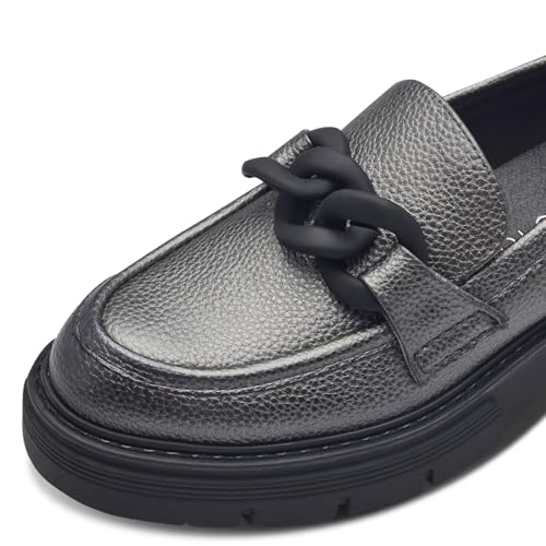 Image of MARCO TOZZI Women's Elegant Vegan Loafer with Heel
