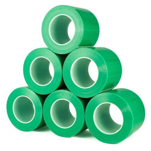 JMU Barrier Film, 6 Rolls Dental Tattoo Barrier Tape 4" x 6", Green