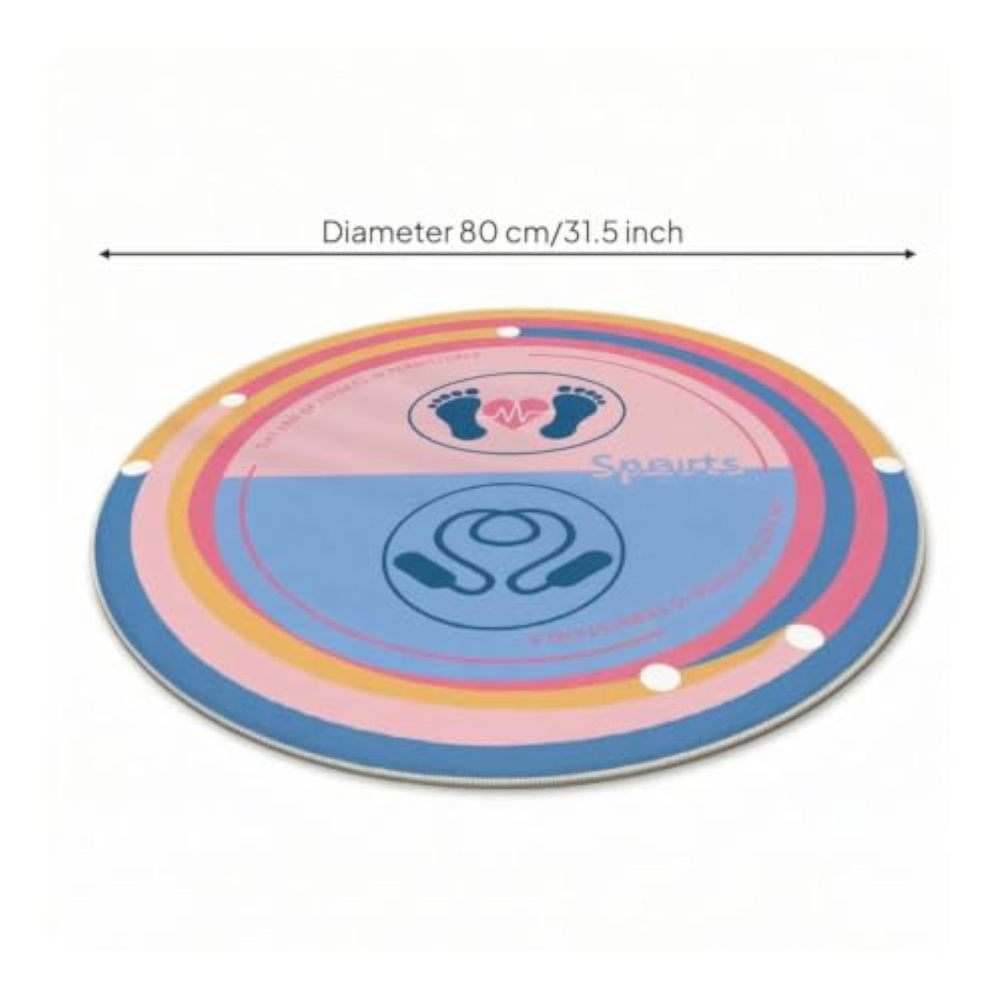 Non-Slip Jump Rope Mat Cushioned Fitness Mat