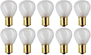 CEC Industries #1143IF (Frosted) (1143 Internally Frosted) Bulbs, 12.5 V, 24.75 W, BA15s Base, RP-11 shape (Box of 10)