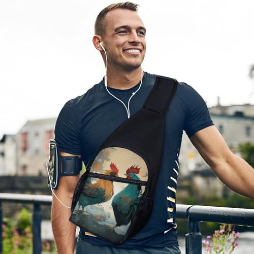 Sling Bag para hombre y mujer mochila pequeña miniatura 6