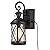 Darkaway Motion Sensor Outdoor Wall Light, Dusk to Dawn Outdoor Porch Light with GFCI Outlet Waterproof Exterior Wall Sconce with Seeded Glass Black Wall Mount Lighting Fixture for House Patio Garage