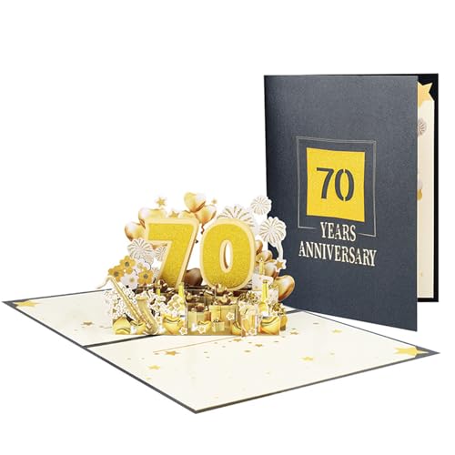 スタイリッシュなポップアップアニバーサリーカードの愛と喜び、ソウルメイトとパートナーカップルカードのためのさまざまな1周年記念カード