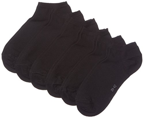 Preisvergleich Produktbild Hikaro Herren Sneakersocken, 6er Pack, Gr. 47 / 50, Schwarz (black 610)