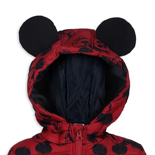 Disney Mickey Mouse Boys Jacket Puffer Coat for Toddlers and Little Kids4
