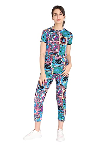 Image of CHKOKKO Women's Polyester Regular Fit Crop Top