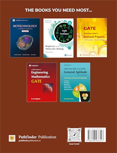 Image of Pathfinder's GATE Biotechnology Practice Book - Topic-Wise MCQs, MSQs & PYQs