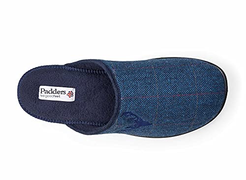 Padders Stag Wide Fitting Mens Memory Foam Slippers - Image 4