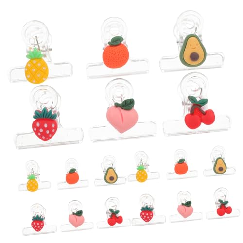 Unomor 30Pcs Cartoon Bag Sealing Clips Multi Functional Food Bag Sealer with Strong Grip Material for Snacks and Kitchen Storage Keeps Food Fresh