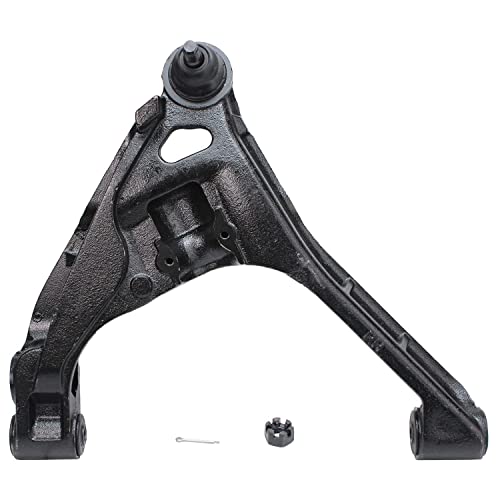 Image of Detroit Axle - 8pc Front End Suspension Kit for 2000-2004 Dodge Dakota 2000-2003 Durango, 2 Lower Control Arms w /Ball Joint 4 Inner Outer Tie Rods 2 Boots Replacement