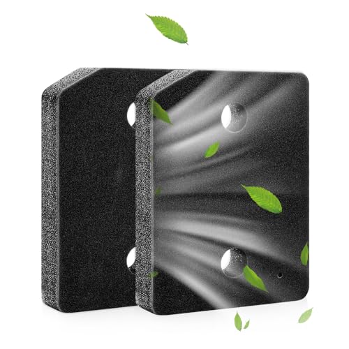 mizikuu 2 Stück Trockner Filter für Miele T1 9164761 Wärmepumpentrockner, Fein-Grob 207 x 157 x 30mm Schwammfilter Filtermatte Fusselfilter Schaumfilter für Miele Teilenummer 9164761