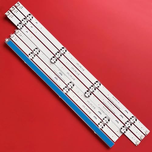 Tiras de retroiluminación LED de repuesto para reparar televisores de 43 pulgadas 6