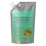 Trichology Volumizing Shampoo, Fördert Das Nachwachsen Der Haare, 300 Ml, Kopfhautreinigungsshampoo, Glättende Haarspülung, Stärkt Die Strähnen, Für Männer Und Frauen