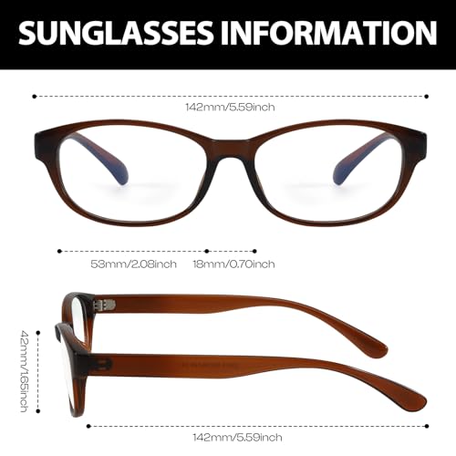 Image of DreamCalf Office-Siren Blue Light Glasses for Women Y2K Fake Glasses | Rectangle Frame, Ultra-light frame, Trendy Cosplay Accessories, Versatile use - from daily wear to themed events