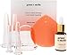 Facial Cupping Massage Therapy 7-Pc Set - Improve Bloodflow & Skintone, Increase Collagen Production & Reduce Fine Lines Around Eye & Face - BONUS Jojoba Oil & Silicone Cleansing Brush