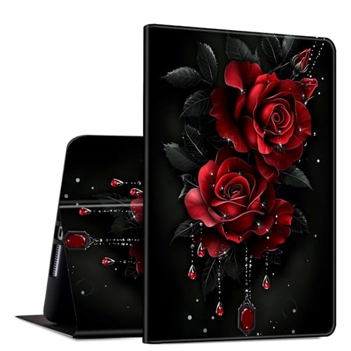 Protection Samsung Galaxy Tab A9+ en cuir PU rose de haute qualité