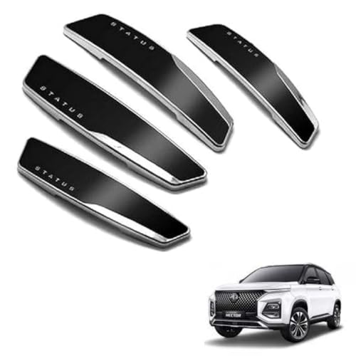 Image of Autokaar Status Car Door Edge Guard Scratch Protector Black Universal for MG Hector /Astor /Gloster /Comet EV